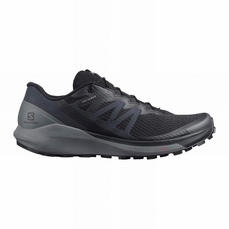 Chaussure Running Salomon Homme Noir - Salomon SENSE RIDE 4 - France (1248-PFBXA)